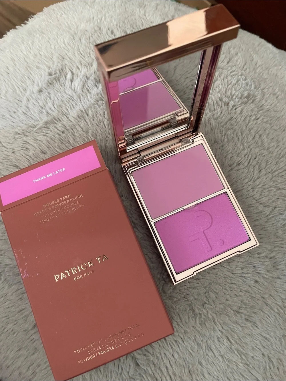 Patrick Ta Double-Take Blush Duo - Pink Coral (Thank Me Later)